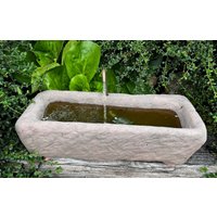 Garten Terrasse Haus Brunnen Trog Länglich Groß Mit Pumpe + Kupfer Rohr Ausguss Gartenbrunnen Kunst Sandstein Antik Look J 23 Garten Terrasse Haus Brunnen Trog Länglich Groß Mit Pumpe + Kupfer Rohr Ausguss Gartenbrunnen Kunst Sandstein Antik Look J 23 von HeimUndGartenDeko