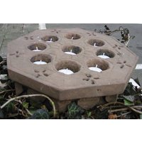 Kerzenleuchter Teelicht Halter Leuchter Gotisch Groß Aus Kunst Sandstein Im Antik Look H 35 von HeimUndGartenDeko