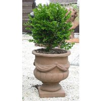 Übertopf Pflanztopf Vase Topf Girlanden Zum Bepflanzen Kunst Sandstein B 06 von HeimUndGartenDeko