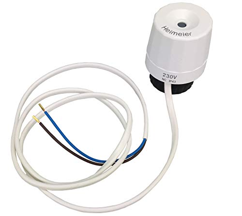 2 Stk HEIMEIER Thermischer Stellantrieb EMOtec 230V stromlos geschlossen (NC) für Fußbodenheizung von Heimeier