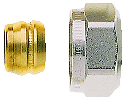 HEIMEIER Klemmverschraubung vernickelt für Cu- u. Stahlrohr 15 mm und G 3/4 AG von Heimeier