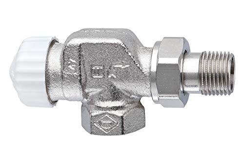 Heimeier Thermostat-Heizkörperventil V-exakt II 1/2' Axialform 3710-02.000 Silber von Heimeier