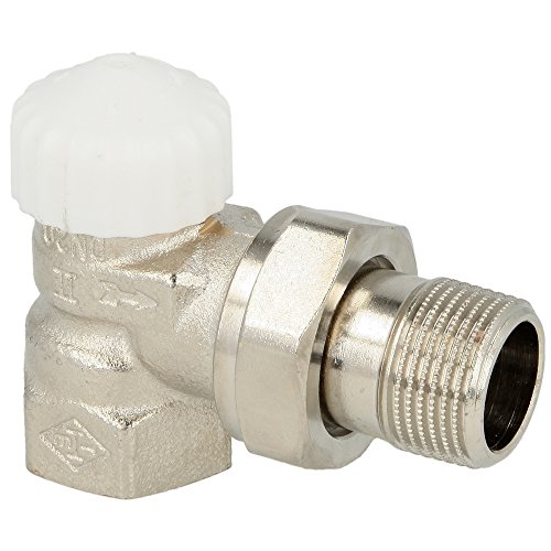 Heimeier Thermostat-Unterteil V-exakt II RG vernickelt Eck 3/8, kvs 0,86 3711-01.000 von Heimeier