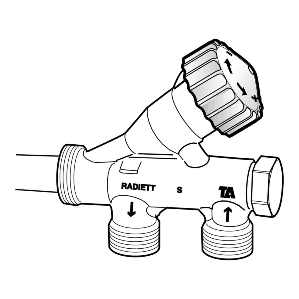 IMI Heimeier Einrohrventil TA RadiettS DN15 1/2" für seitlichen Einpunktanschluss 50680005 von Heimeier