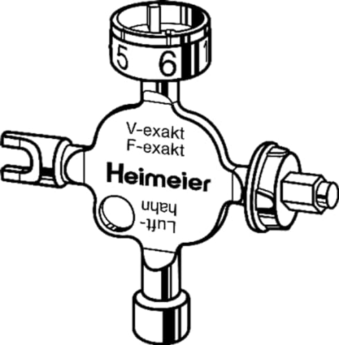 TA Heimeier 0530-01.433 Universal-Einstellschlüssel für F-exakt und V-exakt von Heimeier