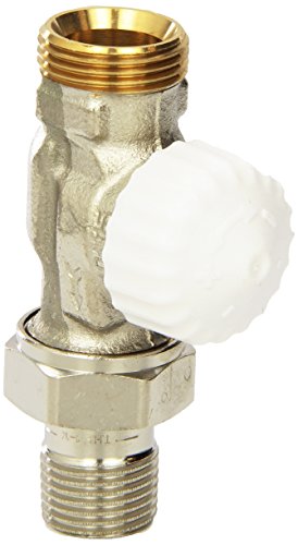 TA Heimeier Thermostat Ventilunterteil V-exakt II Durchgang mit AG 3/4 RG vn 1/2 Zoll kvs 0,86, 3720-02.000 von Heimeier