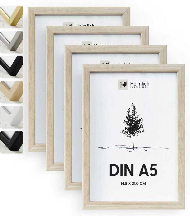 Heimlich Poster Bilderrahmen aus Holz & Aluminium, in verschiedenen Farben & Größen Heimlich Poster Bilderrahmen aus Holz & Aluminium, in verschiedenen Farben & Größen von Heimlich