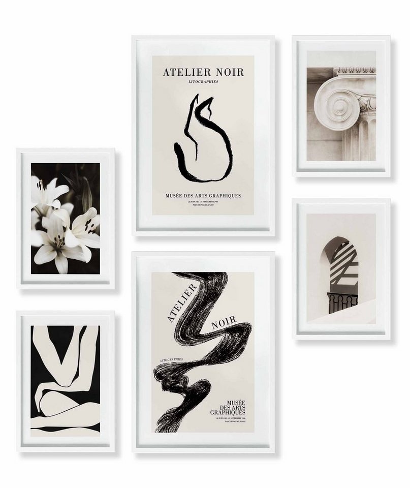 Heimlich Poster Set als Wohnzimmer Deko, Bilder DINA3 & DINA4, Architektur Blumen, Abstrakt Heimlich Poster Set als Wohnzimmer Deko, Bilder DINA3 & DINA4, Architektur Blumen, Abstrakt von Heimlich