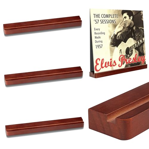 Heimlove Wandhalterungsregale für Vinyl-Schallplatten, rustikales Braun, 30,5 cm, 30,5 cm Vinylhalter für Alben, Schallplatten, schwebende Regale aus Massivholz, Wanddekoration, Kinder-Bücherregal Heimlove Wandhalterungsregale für Vinyl-Schallplatten, rustikales Braun, 30,5 cm, 30,5 cm Vinylhalter für Alben, Schallplatten, schwebende Regale aus Massivholz, Wanddekoration, Kinder-Bücherregal von Heimlove