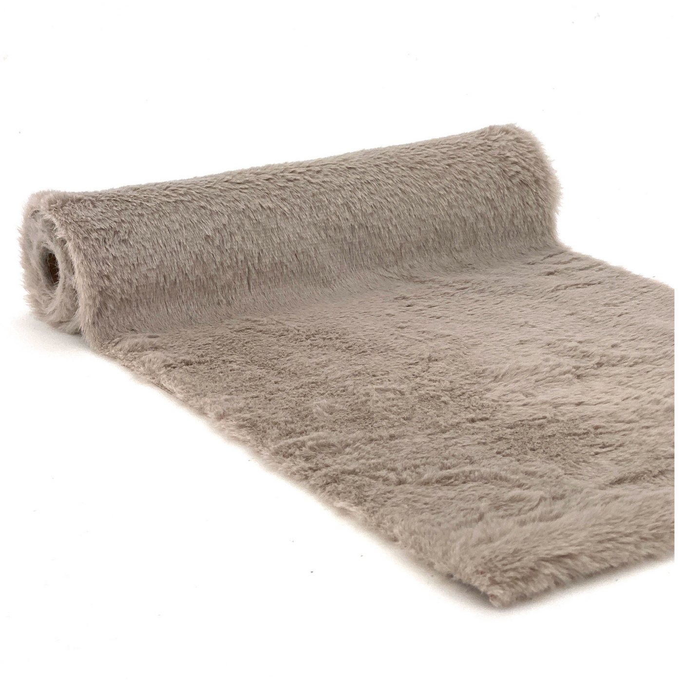 heimtexland Tischläufer heimtexland ® Fell Tischläufer Platzset Winter Plüsch Tischdeko 28x200 (Typ902 1-tlg), Dekofell 28x200 cm I DIY Deko I Weihnachten I zuschneidbar von Heimtexland