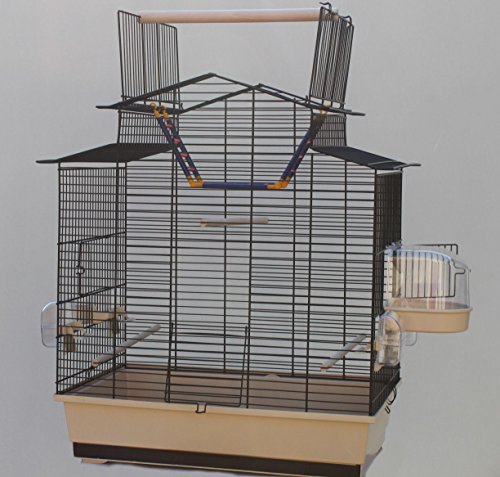 Beiger Vogelkäfig IZA III Cabrio Wellensittichkäfig,Exotenkäfig,Vogelkäfig Vogelbauer Wellensittich Kanarien Voliere Vogelhaus Käfig incl. Badehaus und Trinkröhrchen … Beiger Vogelkäfig IZA III Cabrio Wellensittichkäfig,Exotenkäfig,Vogelkäfig Vogelbauer Wellensittich Kanarien Voliere Vogelhaus Käfig incl. Badehaus und Trinkröhrchen … von Heimtiercenter