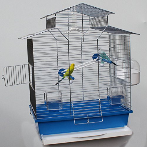 Vogelkäfig,Wellensittichkäfig,Exotenkäfig,60 cm Vogelkäfig Vogelbauer Wellensittich Kanarien Voliere Vogelhaus Käfig IZA 2 II blau Vogelkäfig,Wellensittichkäfig,Exotenkäfig,60 cm Vogelkäfig Vogelbauer Wellensittich Kanarien Voliere Vogelhaus Käfig IZA 2 II blau von Heimtiercenter