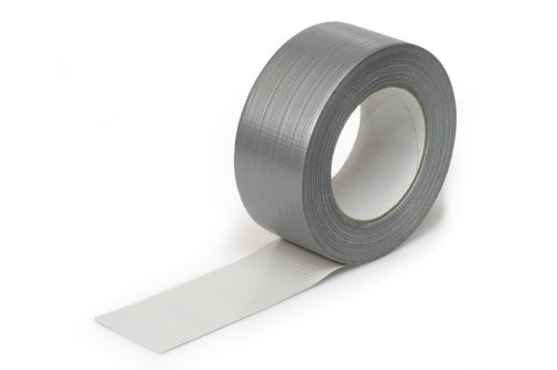 4 Rollen Gewebeband 48 mm x 50 m Gewebeklebeband Panzerband Steinband (silber) von Heimwerker-Produkte