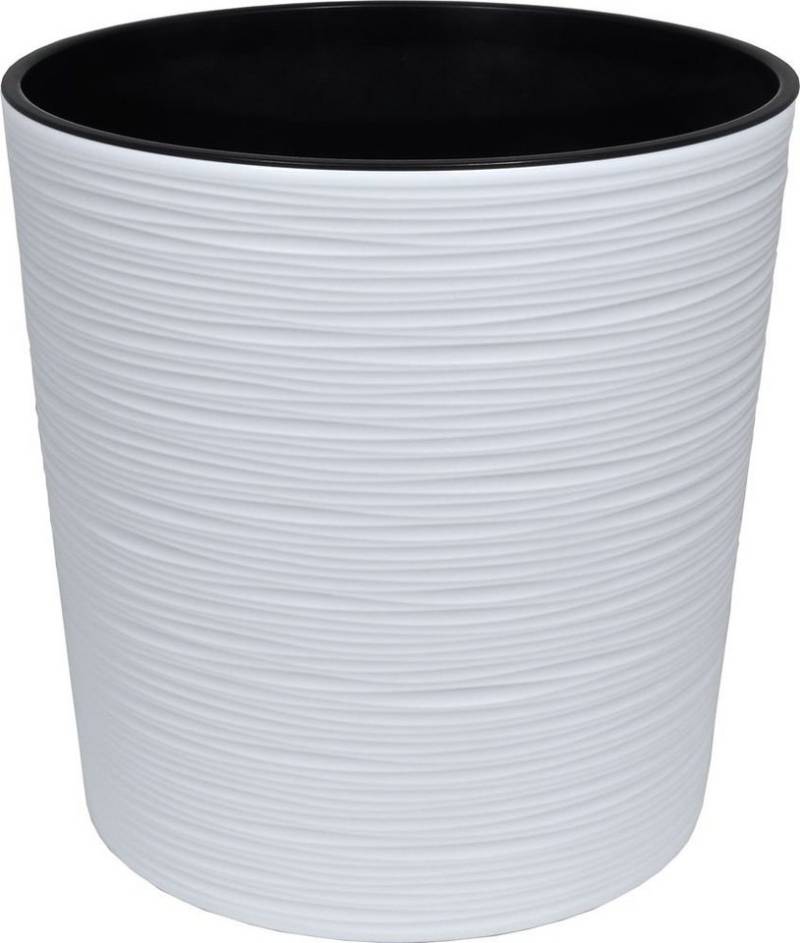 Heimwerkercenter Übertopf MePla - Kübel Malwa Strip -ø19cm - weiß Heimwerkercenter Übertopf MePla - Kübel Malwa Strip -ø19cm - weiß von Heimwerkercenter