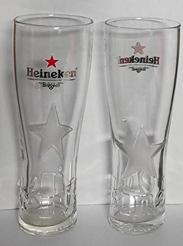 Heineken-Gläser, 380 ml (Eichstrich 2/3 Pint), 2 Stück von Heineken Beer