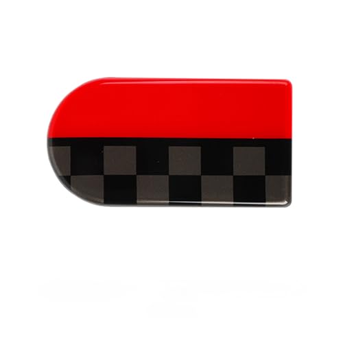 Heinmo Car Innentürgriffe Innen Türgriff Abdeckungsverkleidung mit Cooper F66 F65 U25 J01 J05 Aceman 2024+ (Red+Black) von Heinmo