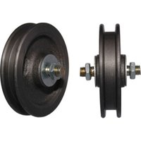 Schiebetorrolle 500 D.90mm Nut 9/11 mm lose gedreht ktg.Nut Grauguss-Rolle Schiebetorrolle 500 D.90mm Nut 9/11 mm lose gedreht ktg.Nut Grauguss-Rolle von Heinrich Betz Söhne