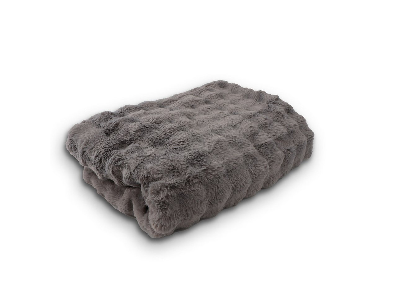Wohndecke Fair De Luxe Kuscheldecke 100% Polyester, Plaid/Wohndecke, Grau, Heinrich Glaeser Nachf. GmbH von Heinrich Glaeser Nachf. GmbH