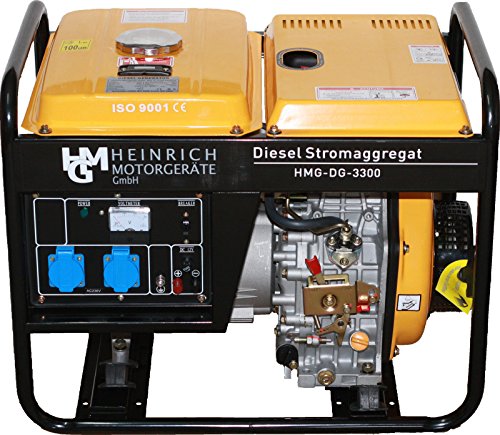 Diesel Stromaggregat HMG-DG-3300 Diesel Stromerzeuger von Heinrich Motorgeräte