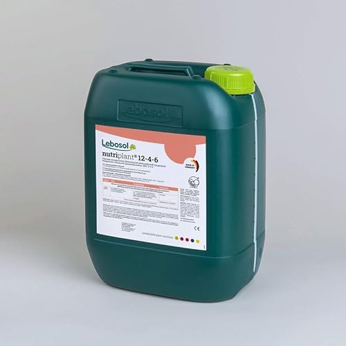 10 l Lebosol NPK 12+4+6 FlüssigDünger Blattdünger Zierpflanzen Gemüse f. alle Pflanzen Universaldünger aus der Layenmühle von Heinrichs Agrar