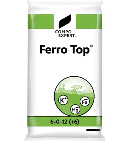 Compo Expert Ferro Top Premiumdünger 5 kg Eisendünger für schnelle Begrünung dank verbesserter Chlorophyllbildung mit Moosverdrängung von Heinrichs Agrar