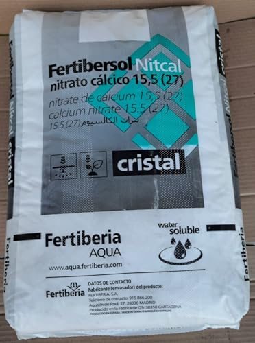 Fertibersol Nitcal oder YaraVita Calcinit Kalksalpeter Dünger, Stickstoff, Calcium, wasserlöslich oder zum Streuen, 25 kg von Heinrichs Agrar