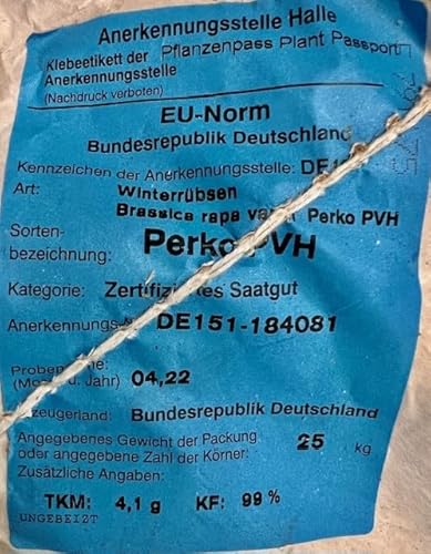 Heinrichs Agrar Saatgut Winterrübsen, 25 kg, aus der Layenmühle von Heinrichs Agrar