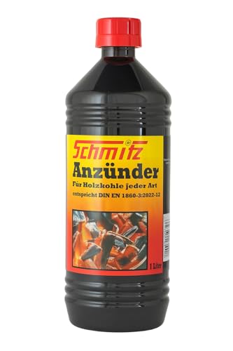 Heinrichs Agrar Schmitz Holzkohle Anzünder Flüssig 1 Ltr. Grillanzünder Ofenanzünder von Heinrichs Agrar