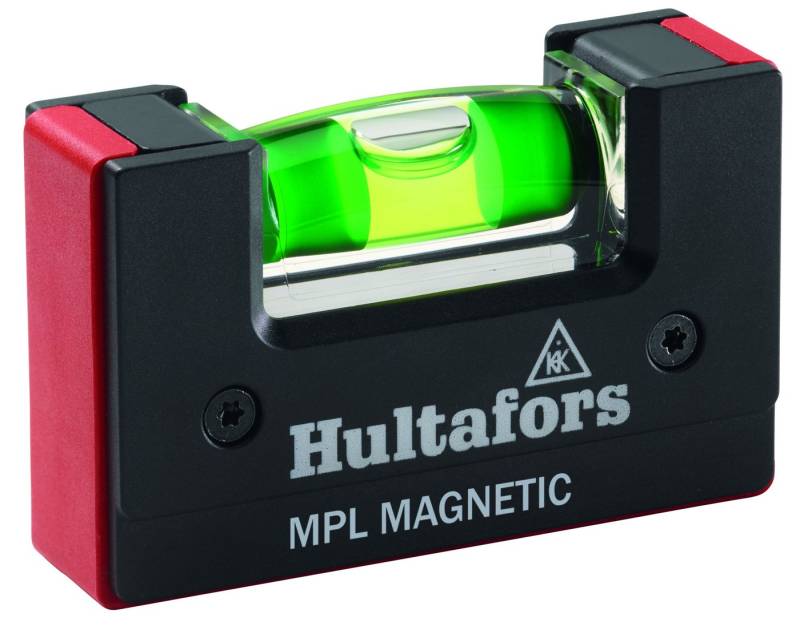 Heinz Hesse Wasserwaage Hultafors Mini-Wasserwaage mit Magnet, Libelle mit Lupeneffekt und von Heinz Hesse