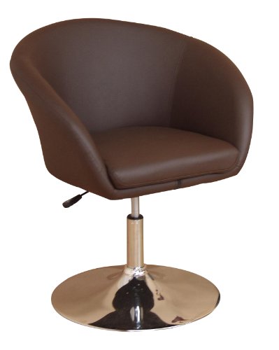 Heinz Hofmann 8230.CPBR Drehsessel / Kunstleder / Braun / B. 60 x T. 60 x H. 70-82 cm Heinz Hofmann 8230.CPBR Drehsessel / Kunstleder / Braun / B. 60 x T. 60 x H. 70-82 cm von Heinz Hofmann