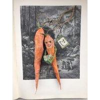 Zwei Karotten Mohrrüben Aus Papier Als Upcycling Recycling Dekoration Zu Ostern Im Set, Ein Mal Mit Gesicht, Brille Und Buch, Pur Zwei Karotten Mohrrüben Aus Papier Als Upcycling Recycling Dekoration Zu Ostern Im Set, Ein Mal Mit Gesicht, Brille Und Buch, Pur von HeinzundBrummel