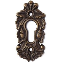 3, 5 "Messing Platte Türschloss/Tür Lockset - Dekorative Schlüsselloch Antike Vintage Verzierung Klassisch Rustikale Wohnkultur Viktorianisch." von HeirdomBrassHW