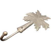 Lot Von Kleiderbügel Set 6, 8 "Vintage Hosenhaken Kokospalme Motiv, Massivem Messing Kleiderhaken, Kleiderbügel. Wandhalterung Bild Kits von HeirdomBrass