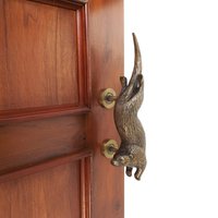 Otter Messing Türgriff & Knauf 11, 4 "Türschublade Und Griff Vintage Statue Dekoration Für Haupteingang Türmöbel Express Versand von HeirdomBrass