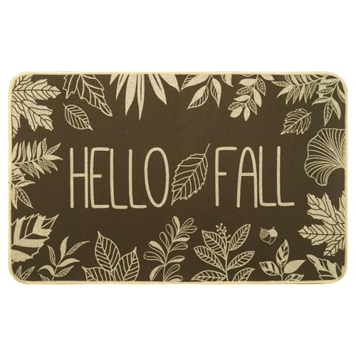 Heirloom Haven Türmatte mit Aufschrift "Hello Fall", für den Außenbereich, rutschfest, für Zuhause, Küche, Bad, 43,2 x 73,2 cm, Orange 1 Heirloom Haven Türmatte mit Aufschrift "Hello Fall", für den Außenbereich, rutschfest, für Zuhause, Küche, Bad, 43,2 x 73,2 cm, Orange 1 von Heirloom Haven