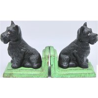 Vintage Scottie Hund Gusseisen Buchsends von HeirloomHouseAntique