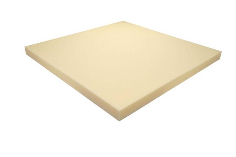 Heiro Auflagekissen Schaumstoff Kissen 50cm x 50cm x 3cm RG 50/75 sehr hohe Festigkeit von Heiro