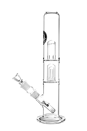 Heisenberg Bulbulator Glasbong mit Doppel Dome Perc NS29 48cm Wandstärke 5mm 29,2er Schliff von Heisenberg