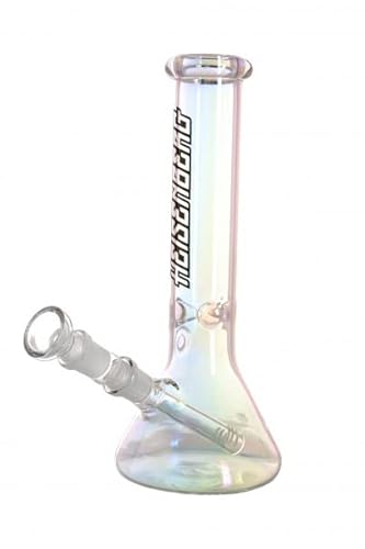 Heisenberg Ghetto SL*T Glasbong Rosa bis Mehrfarbig schimmernd, Beaker-Bong Höhe 27cm, Schliff 18.8, mit Eisfach und Kickloch Heisenberg Ghetto SL*T Glasbong Rosa bis Mehrfarbig schimmernd, Beaker-Bong Höhe 27cm, Schliff 18.8, mit Eisfach und Kickloch von Heisenberg
