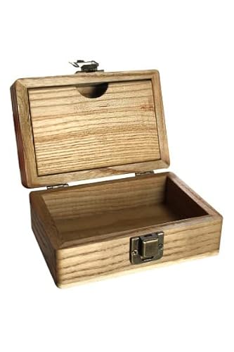 Heisenberg HNBG Drehbox Zigarettenbox Kiste aus Holz, verschiedene Größen als Drehhilfe und zum Aufbewahren von Raucherbedarf (SMALL) von Heisenberg
