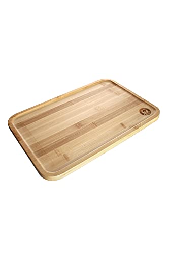 Heisenberg Rolling Tray aus Bambus, Drehtablett und Bröselschale zum Zigarettendrehen (36 x 24 cm) von Heisenberg