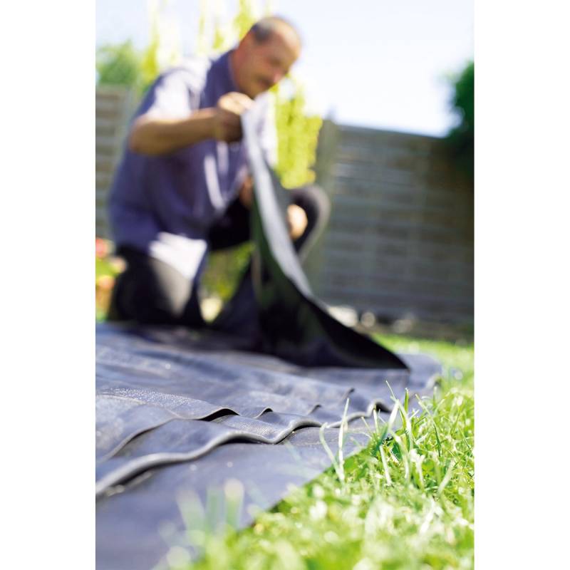 Heissner PVC Teichfolie 1 mm Stärke 8 m x 6 m Schwarz von Heissner