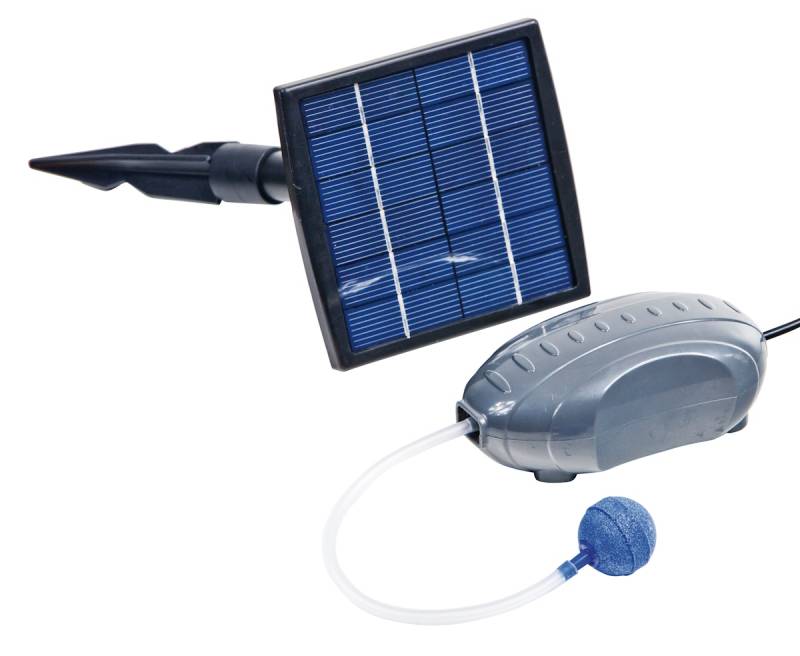 Heissner Solar-Luftpumpe 120 l/h mit Solarzelle (ST200-00) von Heissner