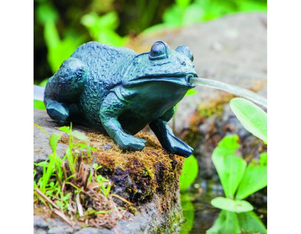 Heissner Teichfigur Heissner Teichfigur mit Speierfunktion Frosch 14 x Heissner Teichfigur Heissner Teichfigur mit Speierfunktion Frosch 14 x von Heissner