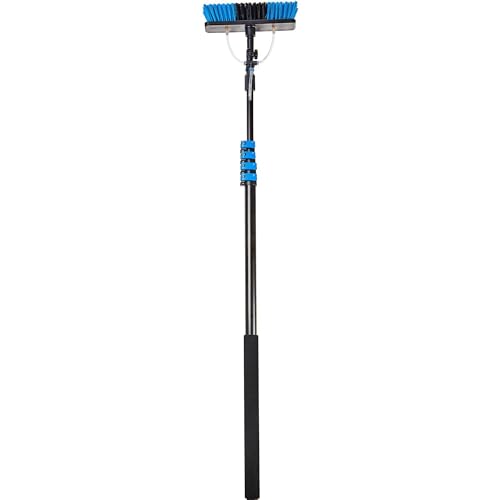 Heissner Teleskop Solar Panel Cleaner Bürste mit Wasseranschluss, 460cm von Heissner