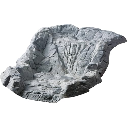Heissner 80 x 58 x 31 cm Wasserfall Wasser natürlich Shell – Stein grau von Heissner