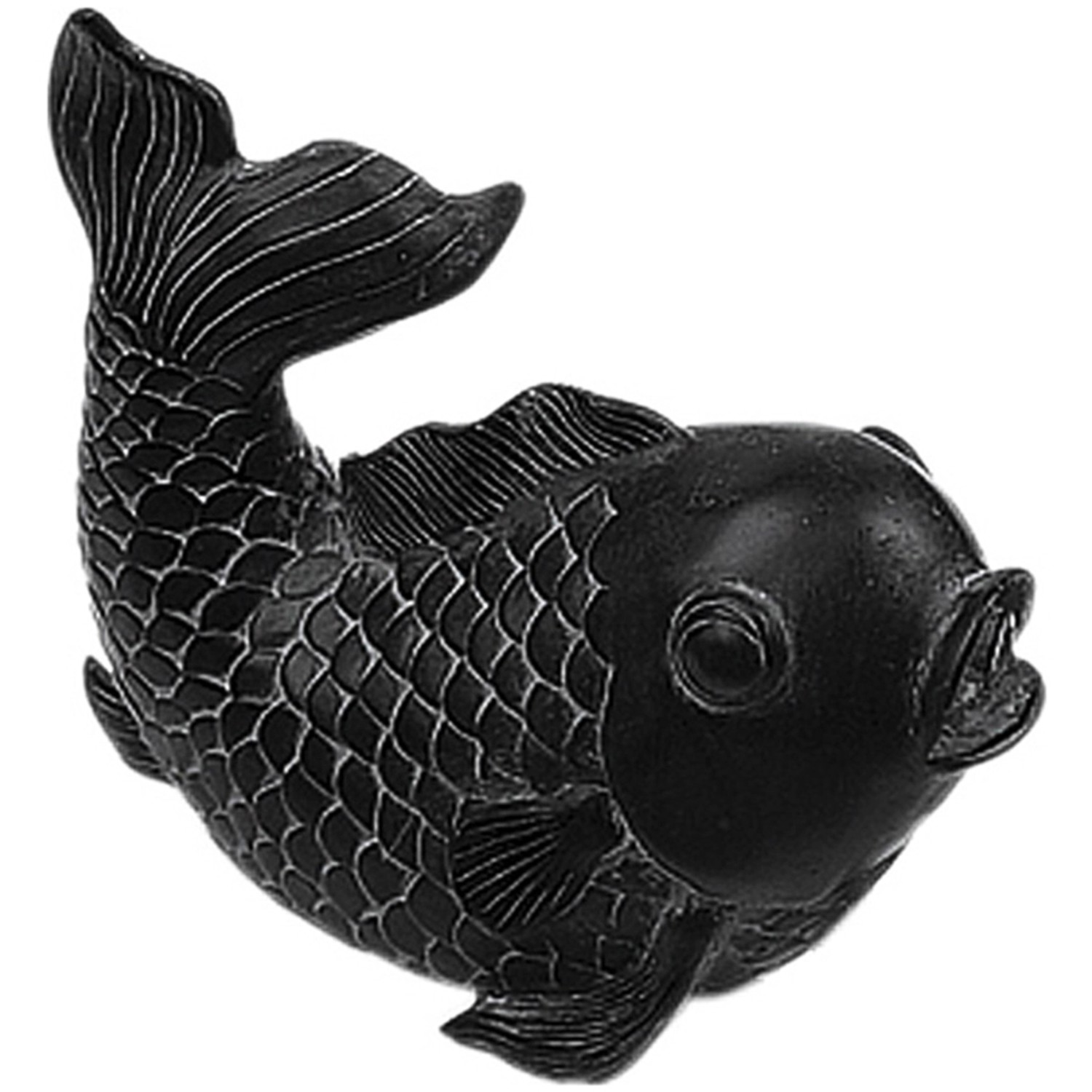 Heissner Wasserspeier Fisch Bronze von Heissner