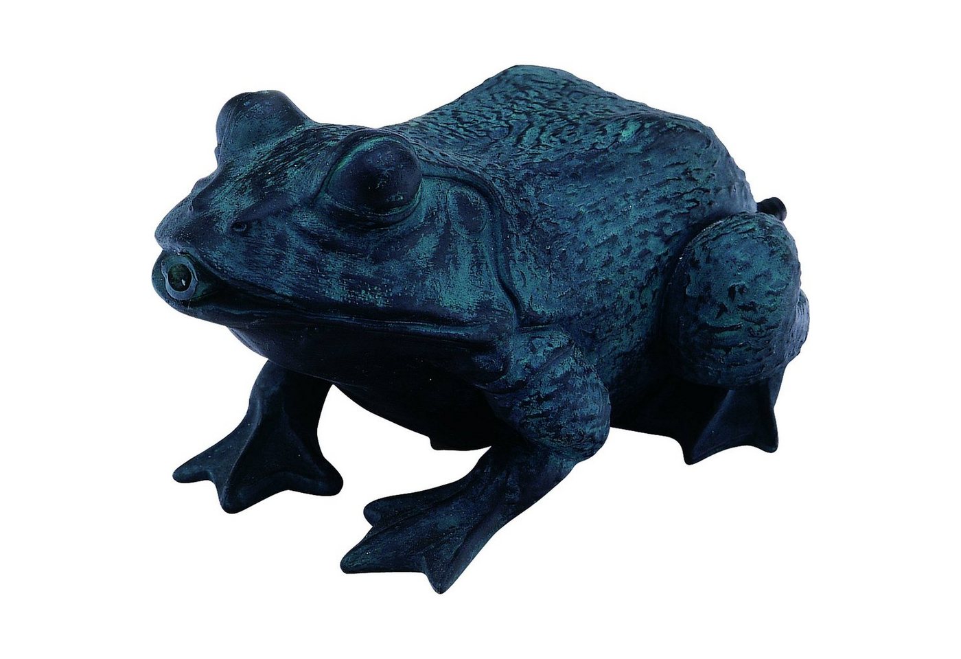 Heissner Wasserspeier Teichfigur Speier Frosch Dekor Bronze von Heissner