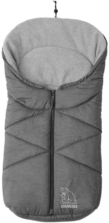 Heitmann Felle Fußsack Eisbärchen - Kleiner Winterfußsack, mit Fleecefutter, für Baby-Tragschalen, Kinderwagen u.v.m von Heitmann Felle