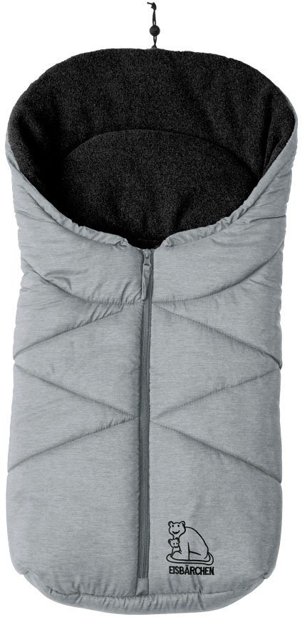 Heitmann Felle Fußsack Eisbärchen - Kleiner Winterfußsack, mit Fleecefutter, für Baby-Tragschalen, Kinderwagen u.v.m von Heitmann Felle